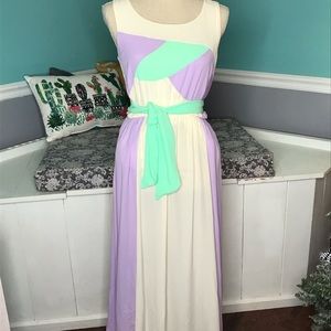 Sleeveless long maxi dress